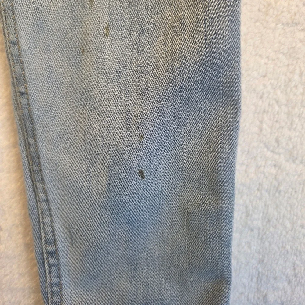 Serenade Mens Light Wash Cargo Jeans Slim Fit Size 30 Distressed